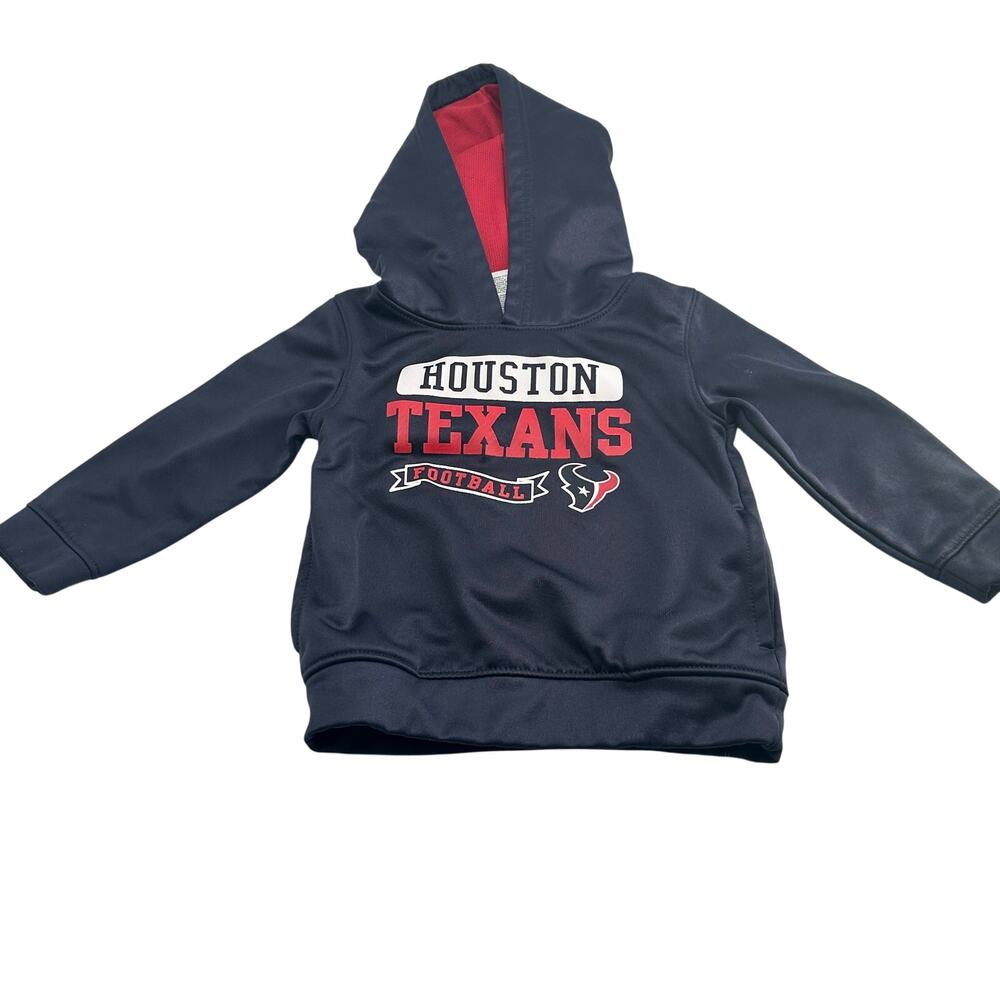 Houston Texans Toddler Hoodie 2T NFL Team Apparel Navy Football Pullover Kids